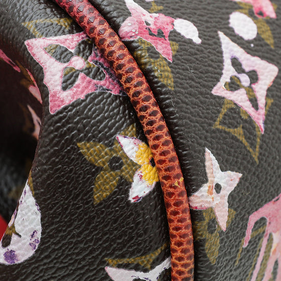 Louis Vuitton Cherry Black Watercolor Aquarelle Papillon Frame Bag