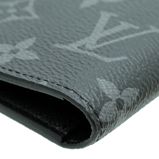 Louis Vuitton Graphite Monogram Eclipse Passport Cover