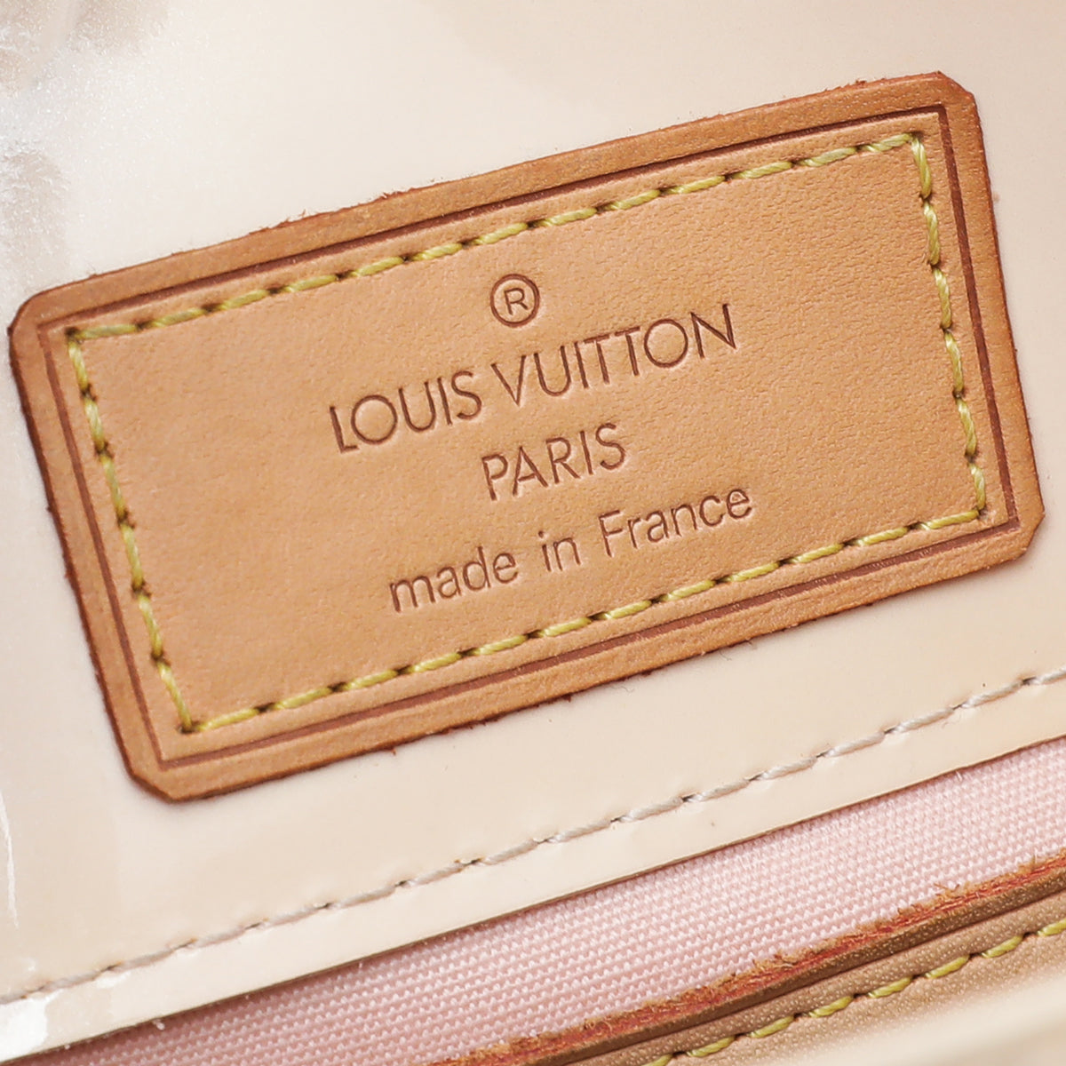Louis Vuitton Perle Monogram Vernis Reade PM Bag