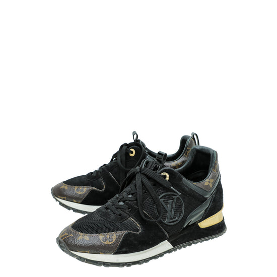 Louis Vuitton Run 55 Sneaker, Black, 41