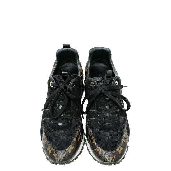 LOUIS VUITTON Run Away Sneaker Black. Size 38