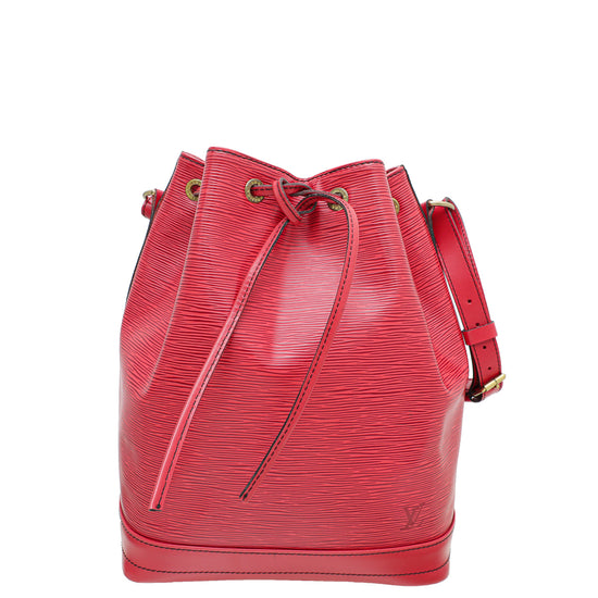 Louis Vuitton Red Vintage Noe Bag – The Closet