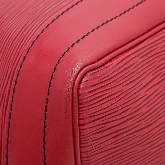 Louis Vuitton Red Vintage Noe Bag – The Closet