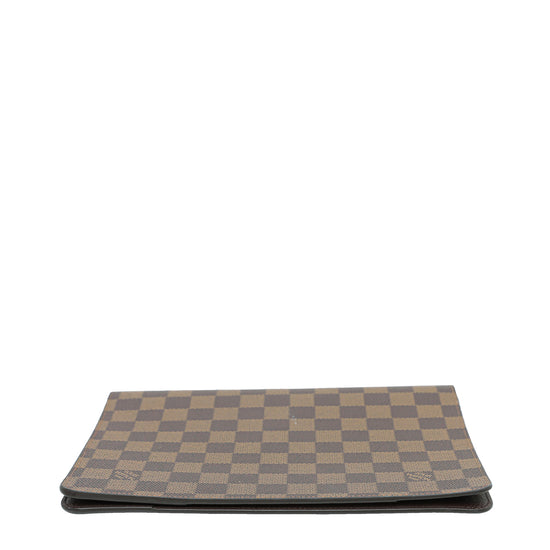 Authenticated Used Louis Vuitton Agenda PM Women's/Men's Notebook Cover  R20700 Damier Ebene (Brown) 