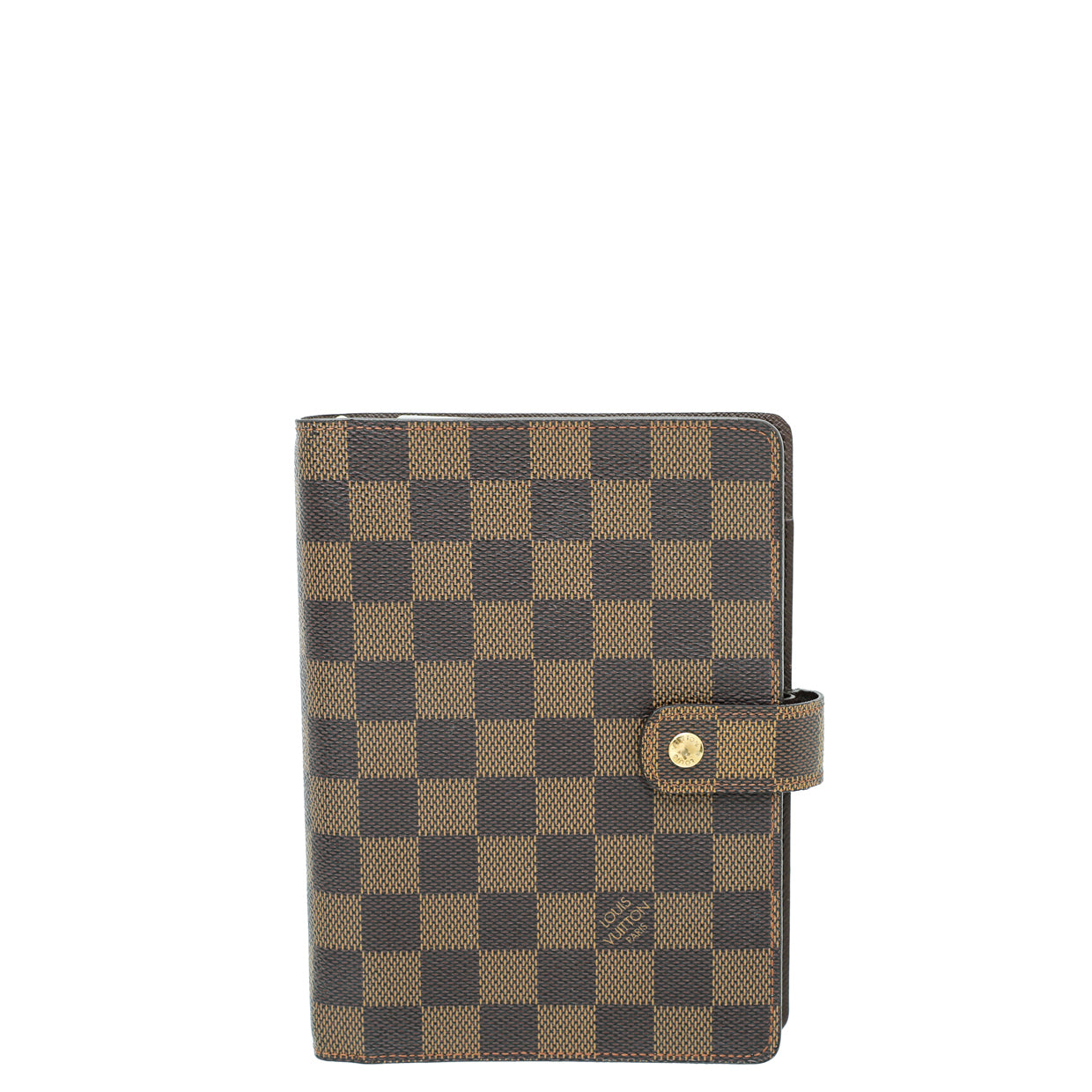 Louis Vuitton Ebene Medium Ring Agenda Cover-Louis Vuitton-THE CLOSET
