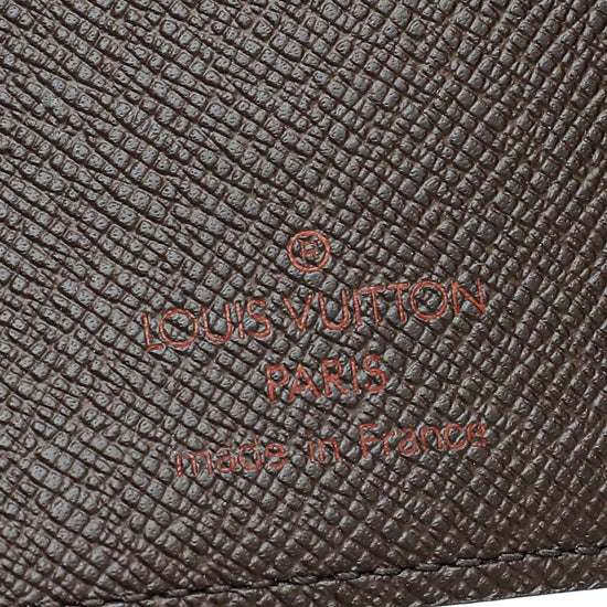 Louis Vuitton Ebene Medium Ring Agenda Cover