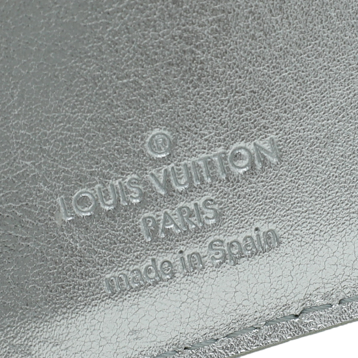 Louis Vuitton Silver Suhali Partenaire Agenda Cover