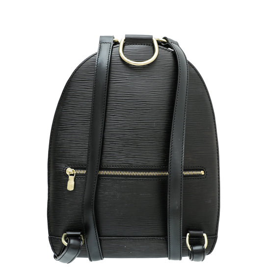 LOUIS VUITTON Epi Leather Mabillon Backpack Black