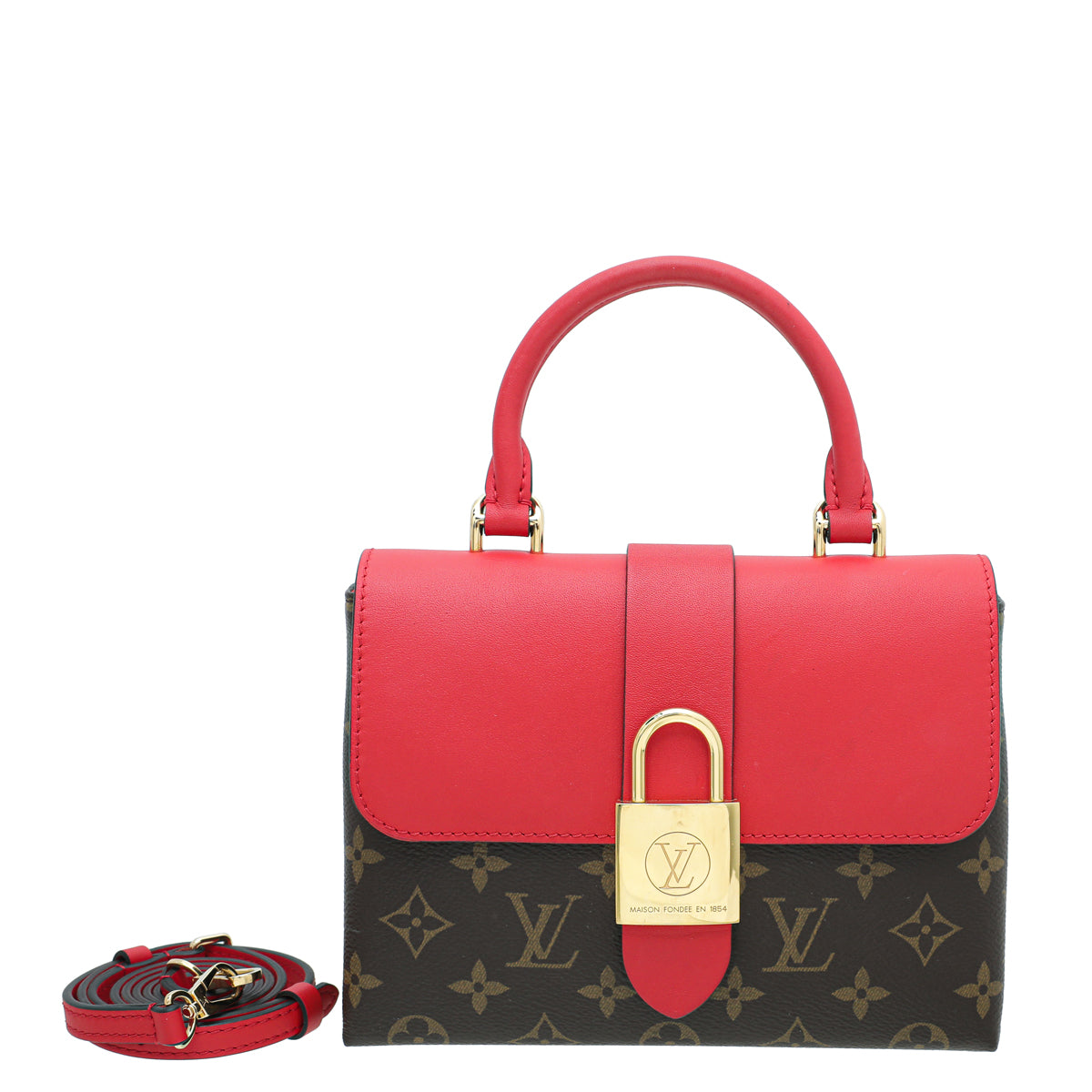 Louis Vuitton Coqulicot Monogram Locky BB Bag-Louis Vuitton-THE CLOSET