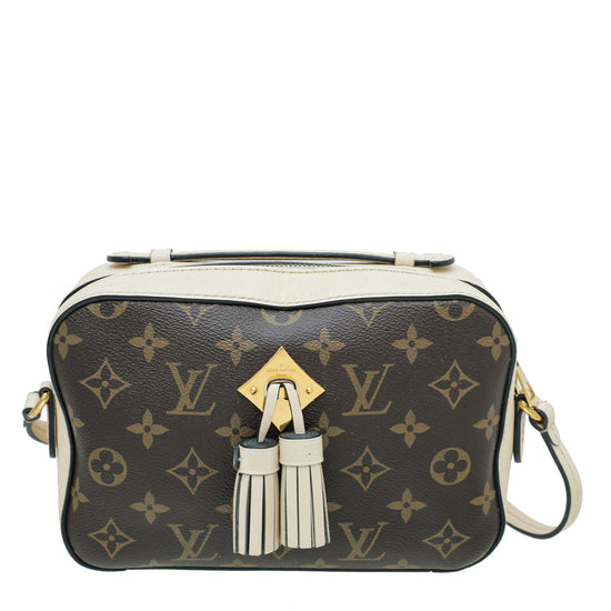 Louis Vuitton Creme Monogram Canvas Saintonge Crossbody Bag
