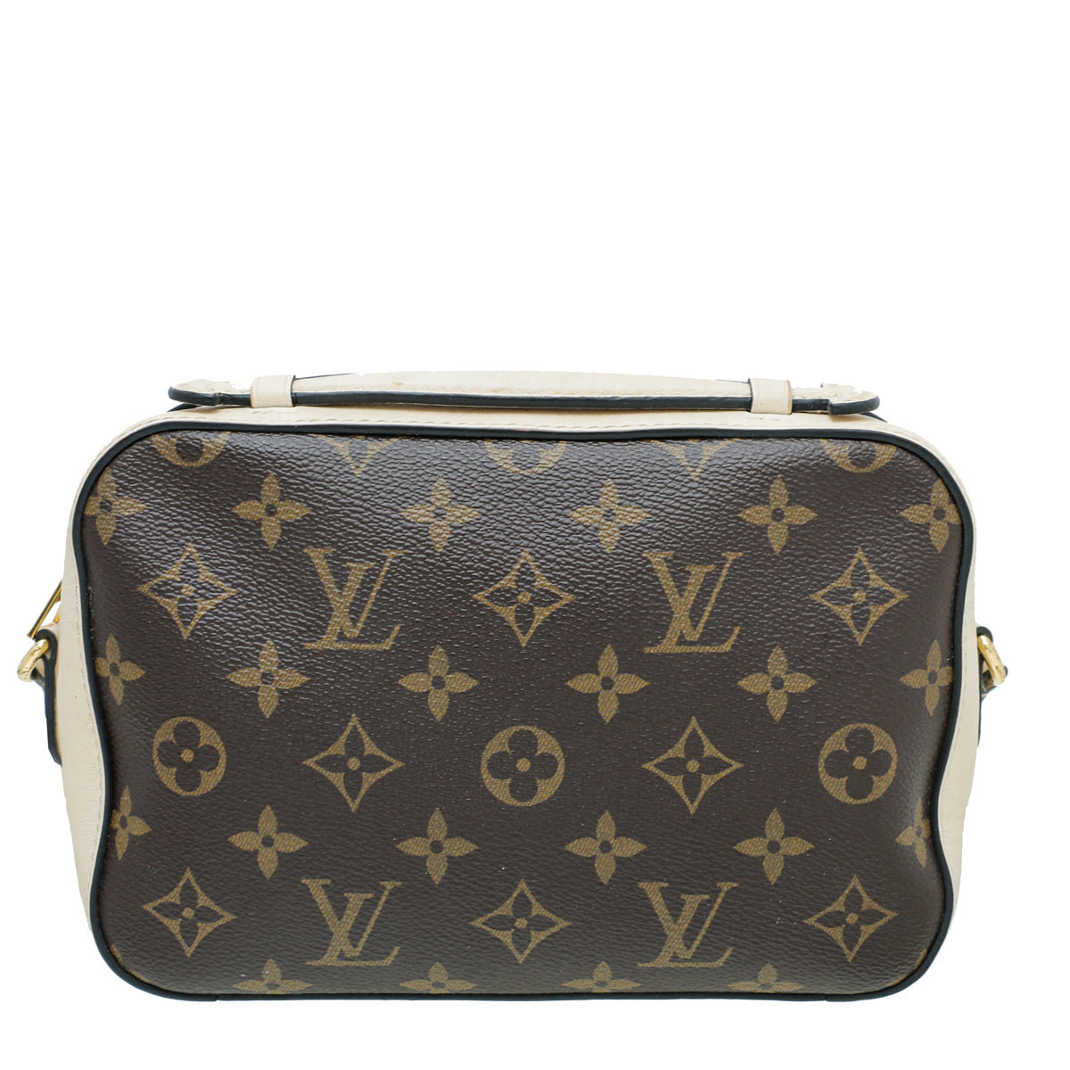 Louis Vuitton Monogram Creme Saintonge Bag