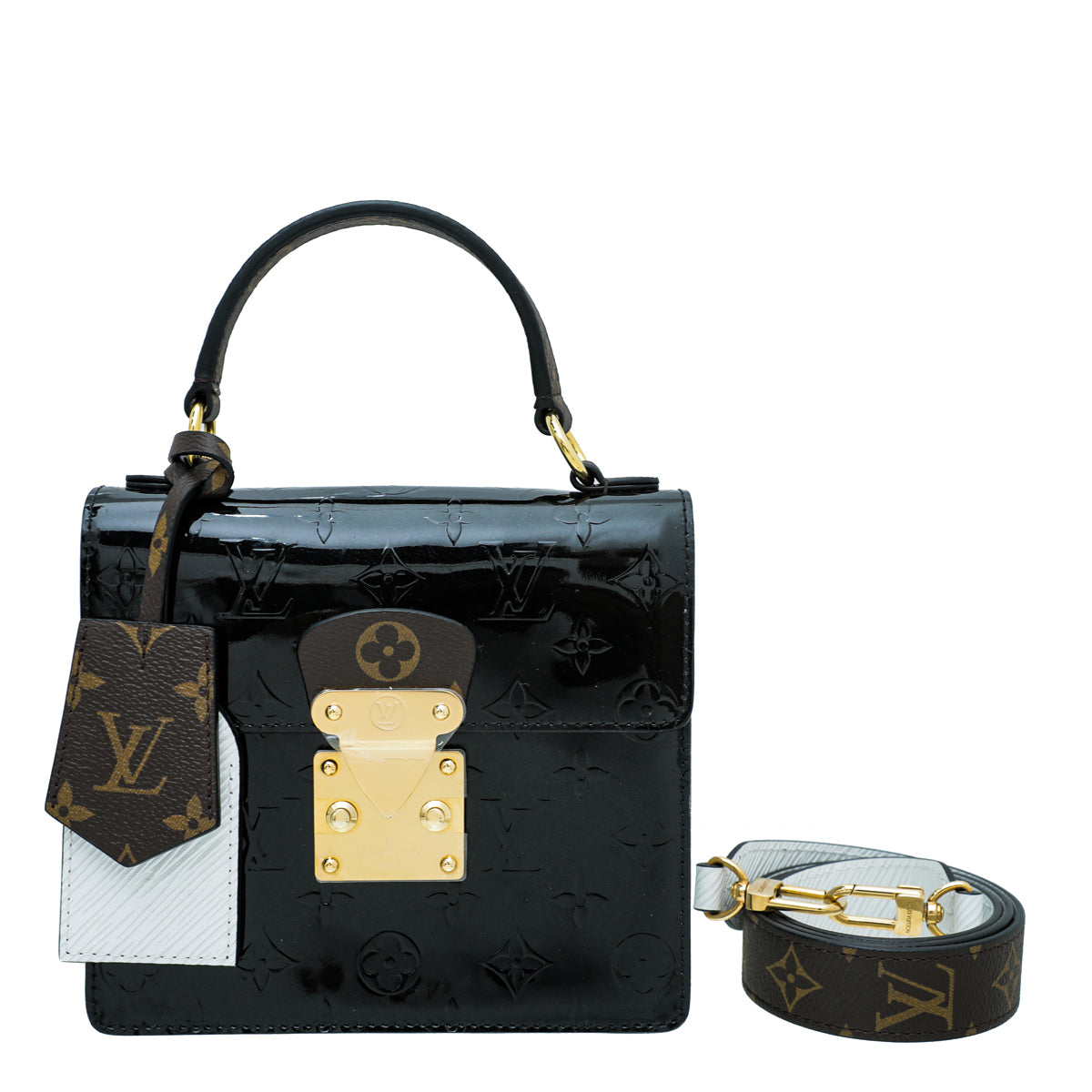 Louis Vuitton Bicolor Monogram Vernis Spring Street Bag-Louis Vuitton-THE CLOSET