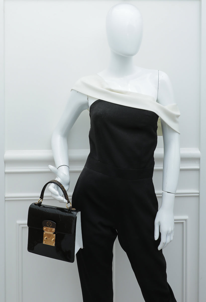 Louis Vuitton Marsmallow Monogram Vernis Spring Street Bag Louis