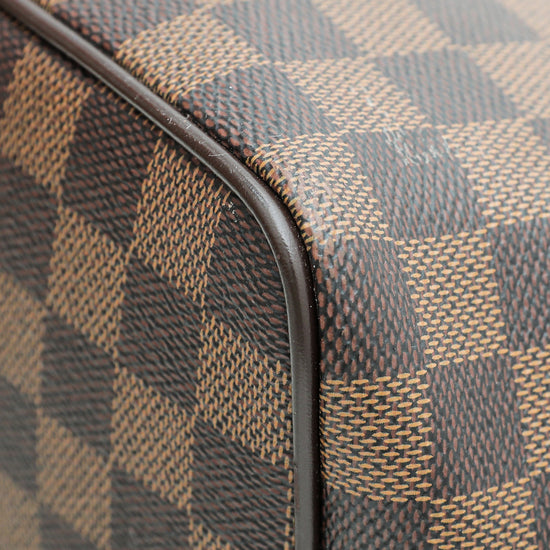 Replica Louis Vuitton N41168 Bergamo MM Shoulder Bag Damier Ebene Canvas  For Sale