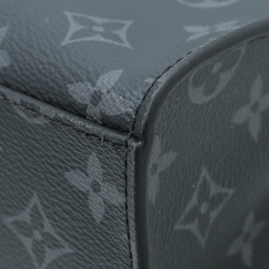 Louis Vuitton Monogram Eclipse Sac Plat Horizontal Zippe Bag