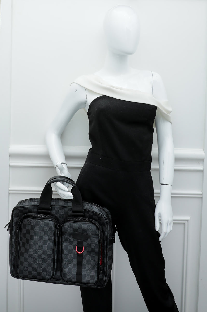 Louis Vuitton Graphite Utility Business Bag – The Closet