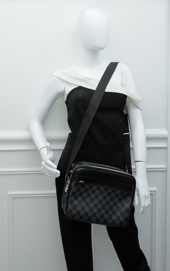 Louis Vuitton Trocadero NM Messenger Damier Graphite PM Black 1875461