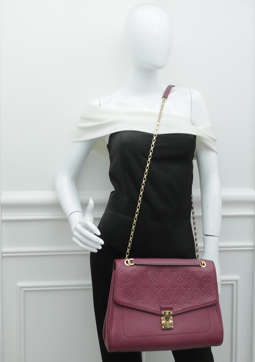 Louis Vuitton Aurore Monogram Empreinte Leather St Germain MM Bag