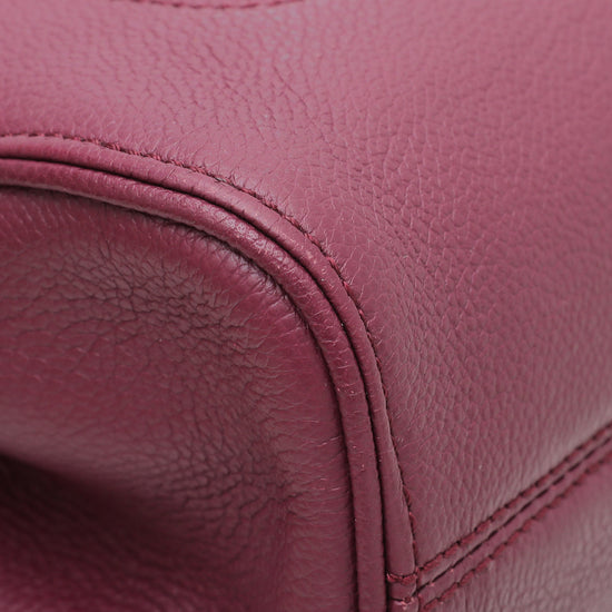 Saint-germain leather mini bag Louis Vuitton Burgundy in Leather