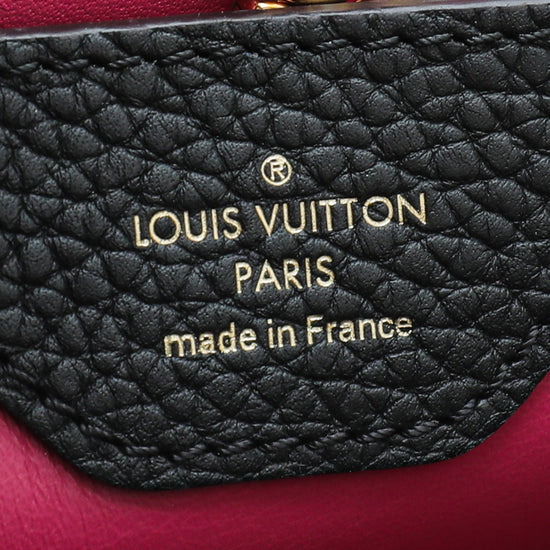 Louis Vuitton Capucines BB Handbag Monogram Flower Sheepskin In Black -  Praise To Heaven