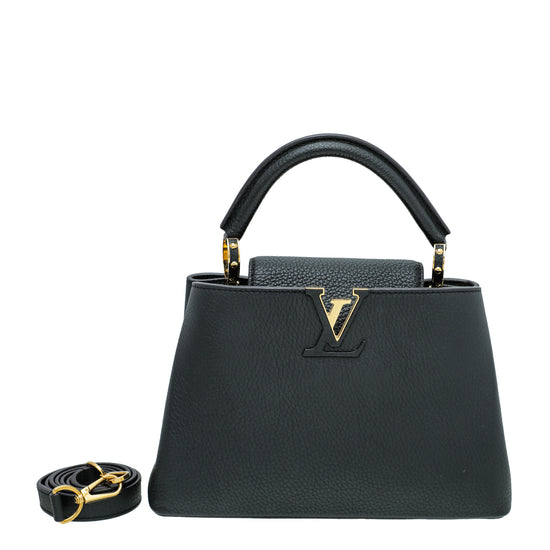 Real Louis Vuitton Capucines BB Bag M94586 Noir - $430.00