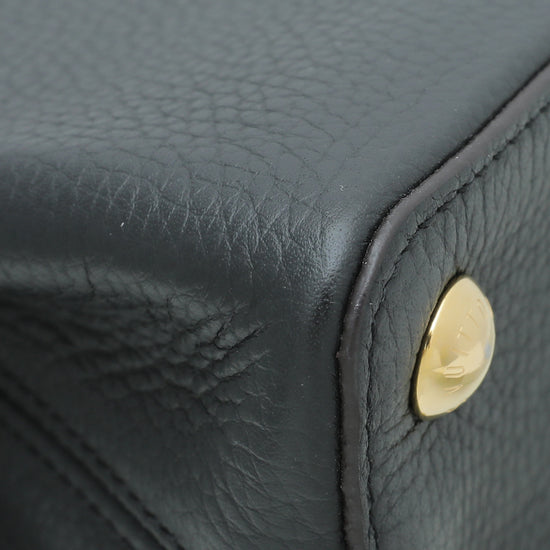 Real Louis Vuitton Capucines BB Bag M94586 Noir - $430.00