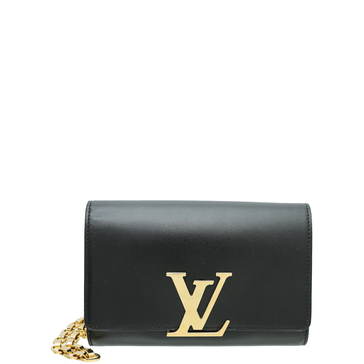 Louis Vuitton Black Louise MM Chain Bag – The Closet
