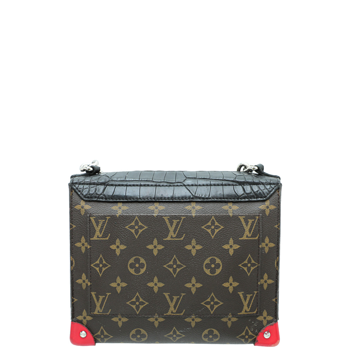 Louis Vuitton Multicolor Crocodile Monogram Tribal Chain Mask GM Bag-Louis Vuitton-THE CLOSET