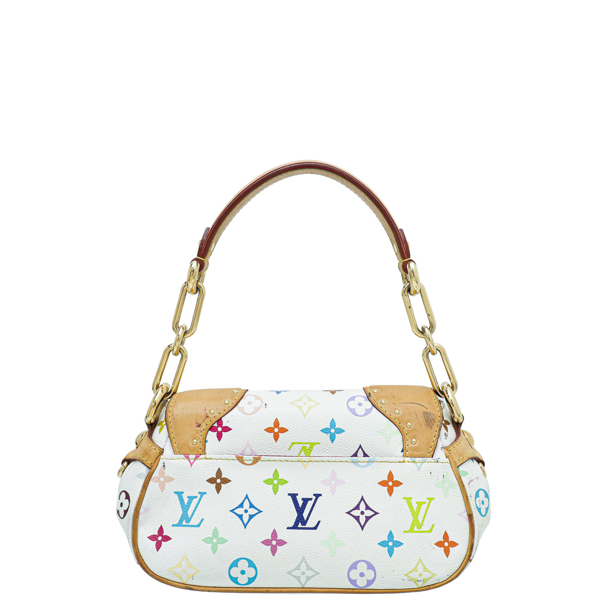 Louis Vuitton White Multicolor Monogram Marilyn Bag-Louis Vuitton-THE CLOSET