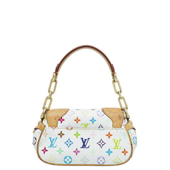 Louis Vuitton White Multicolor Monogram Marilyn Bag