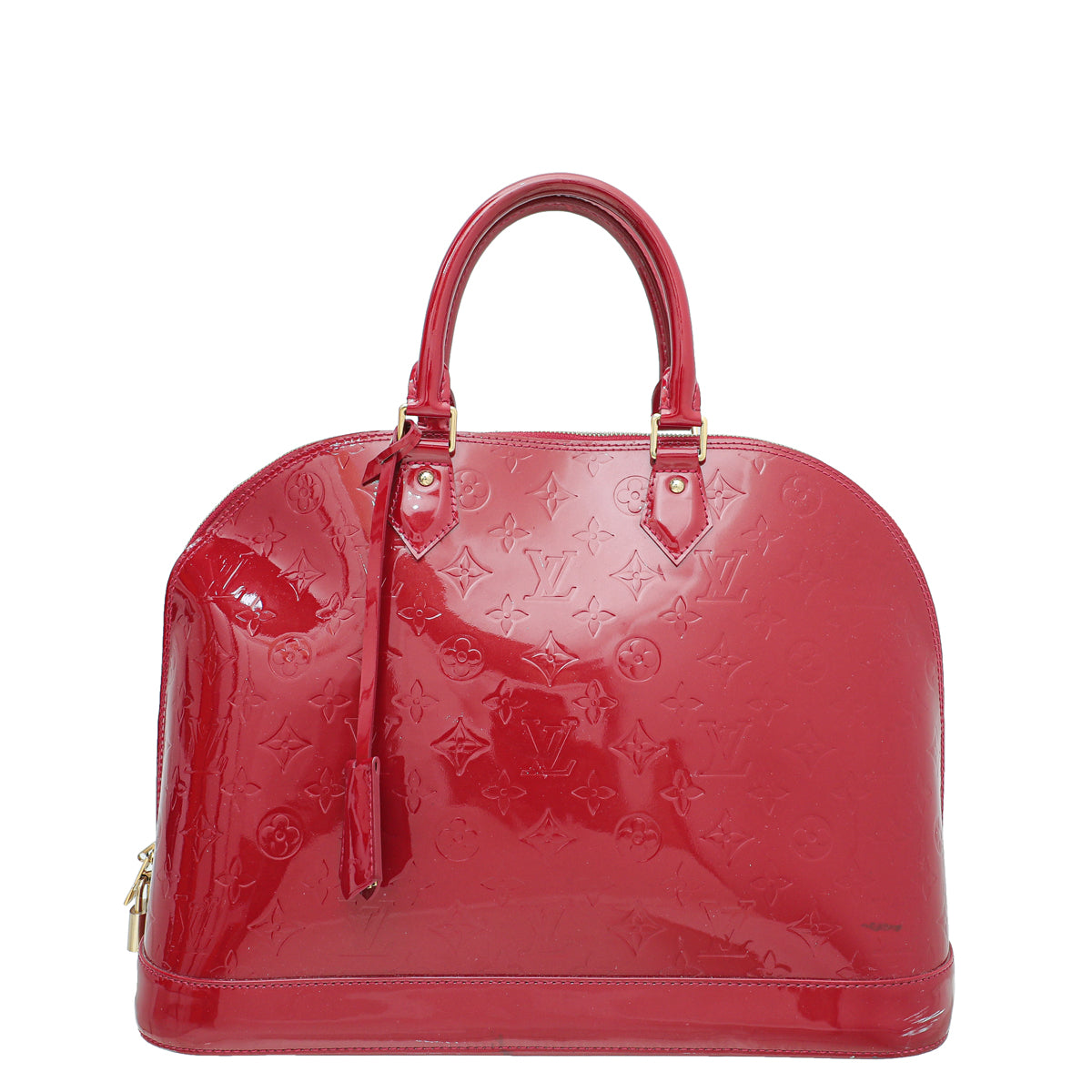 Louis Vuitton Pomme D'Amour Monogram Vernis Alma GM Bag-Louis Vuitton-THE CLOSET