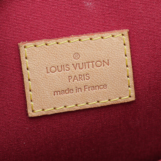 Louis Vuitton Alma Vernis GM Pomme D'AM Monogram Handbag M93596 Vintage w  Papers