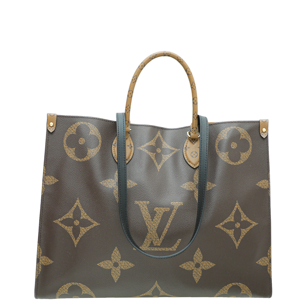 Louis Vuitton Brown Monogram Reverse Onthego GM Bag-Louis Vuitton-THE CLOSET