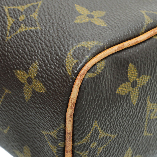 Louis Vuitton Nano Speedy in Monogram canvas Brown Cloth ref.184583 - Joli  Closet