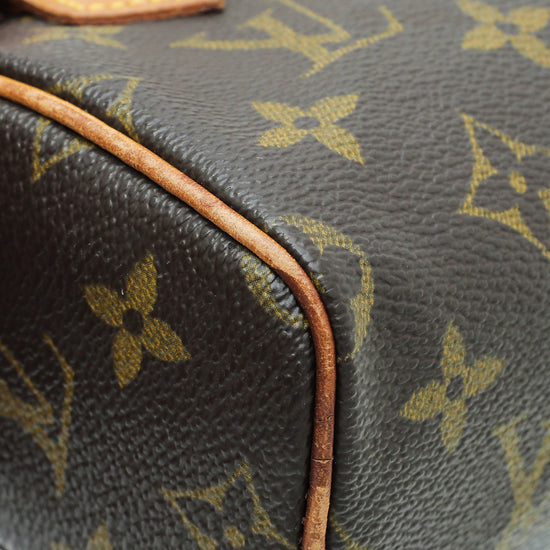 Louis Vuitton Nano Speedy Brown Cloth ref.292170 - Joli Closet