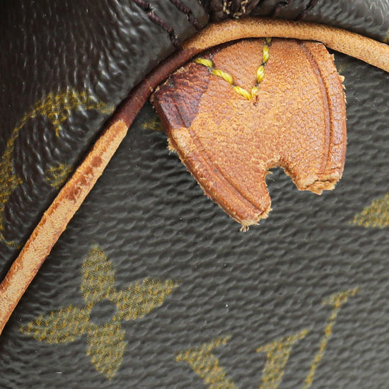 Louis Vuitton Nano Speedy Monogram Brown Cloth ref.146118 - Joli