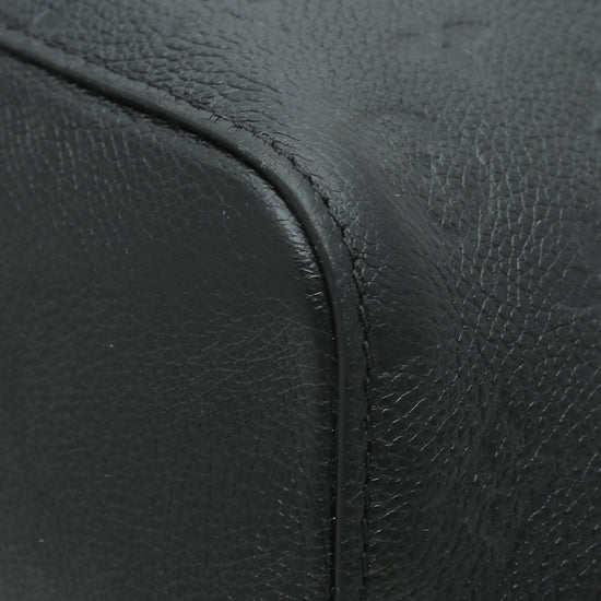 Louis Vuitton Neonoe Bag MM Monogram Empriente Black in Grained
