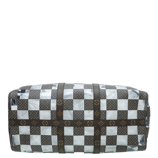 Louis Vuitton Monogram PVC Chess Keepall Bandouliere 50 Bag – The Closet