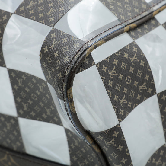 Louis Vuitton Standing Pouch Monogram Chess Coated Canvas and PVC