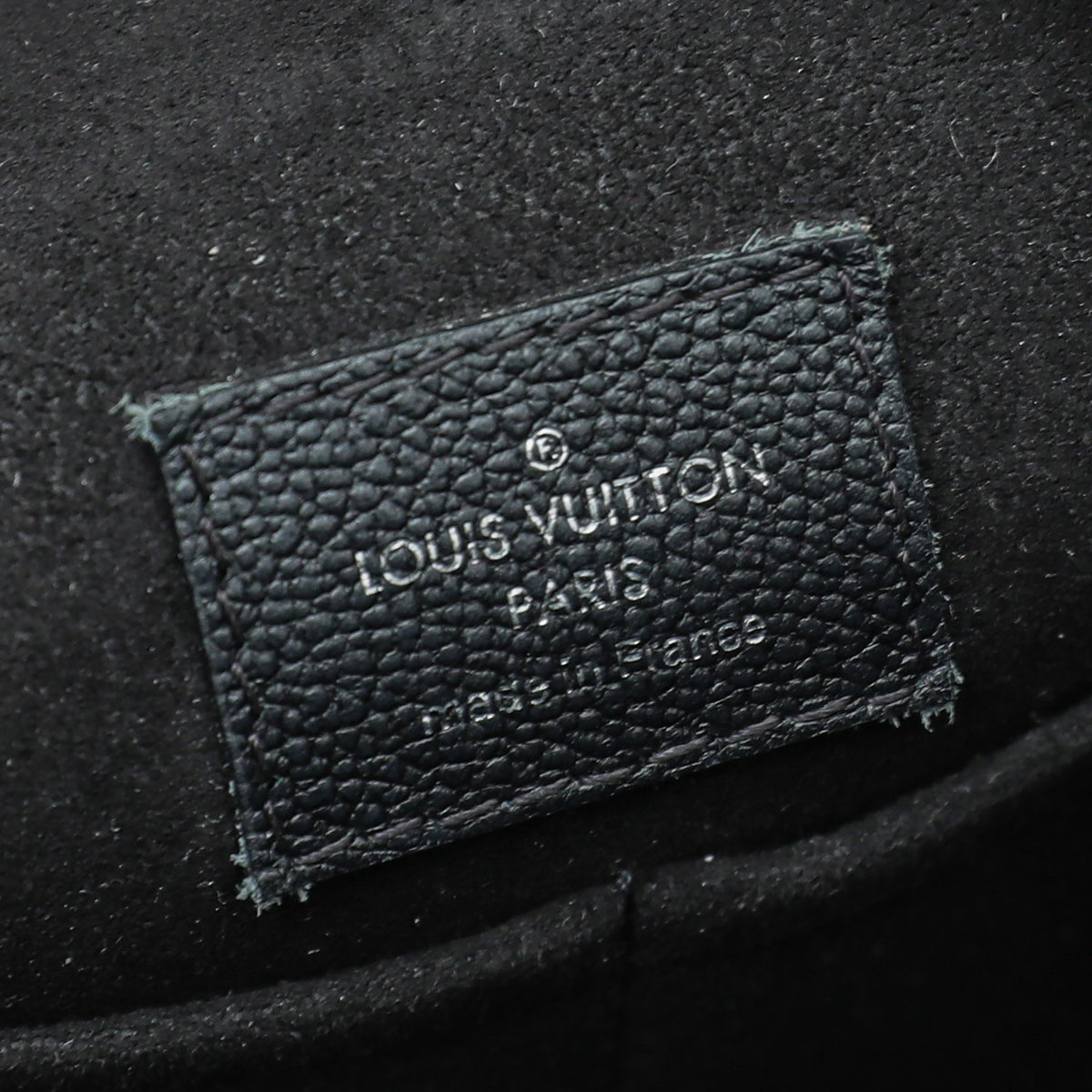 Louis Vuitton Black Monogram Cuir Plume Very Zipped Tote MM Bag