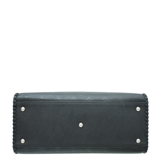 Louis Vuitton Black Monogram Cuir Plume Very Zipped Tote MM Bag – The Closet