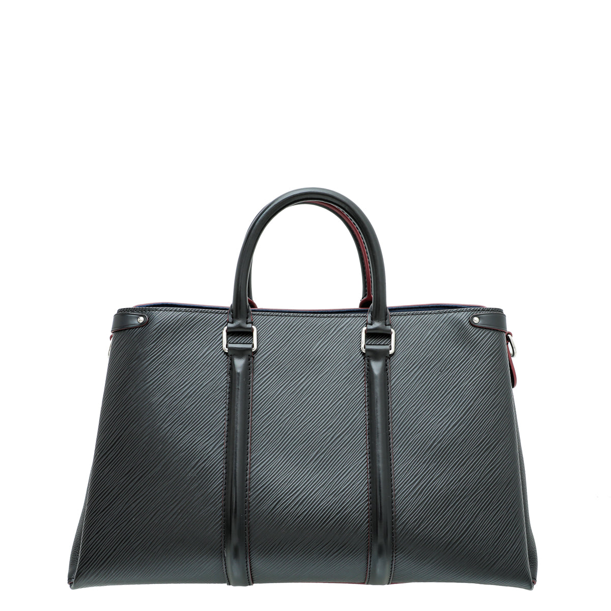 Louis Vuitton Soufflot MM Monogram Canvas & Black Leather In Pristine  Condition