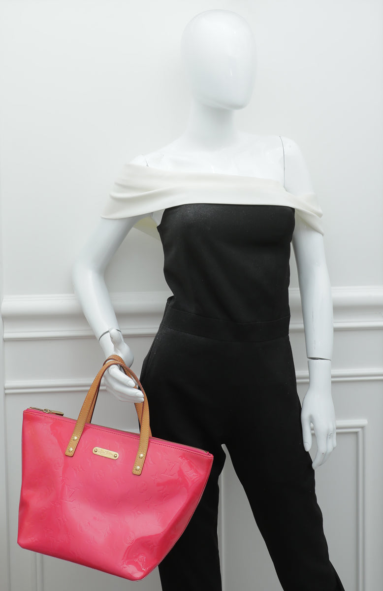 Louis Vuitton Rose Pop Monogram Vernis Bellevue PM Bag – The Closet
