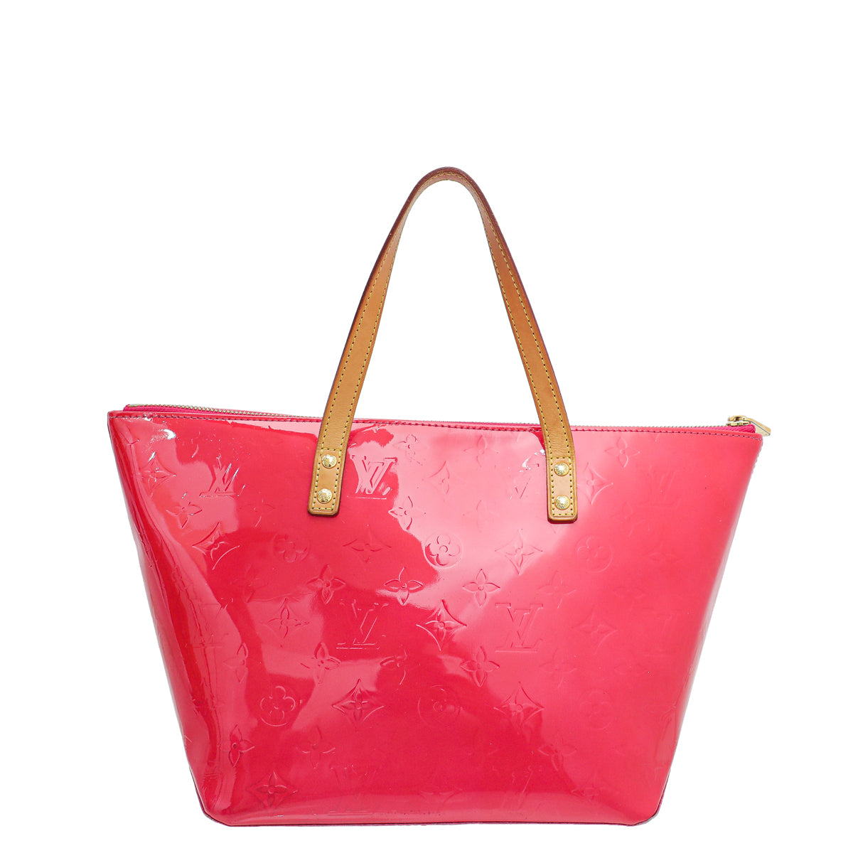 Louis Vuitton Rose Pop Monogram Vernis Bellevue PM Bag-Louis Vuitton-THE CLOSET