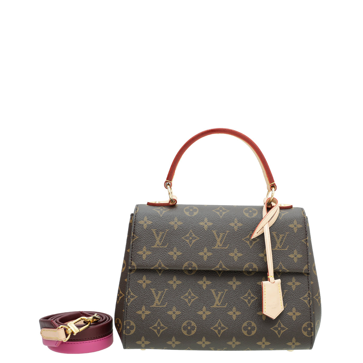 Louis Vuitton Brown Monogram Cluny BB Bag-Louis Vuitton-THE CLOSET