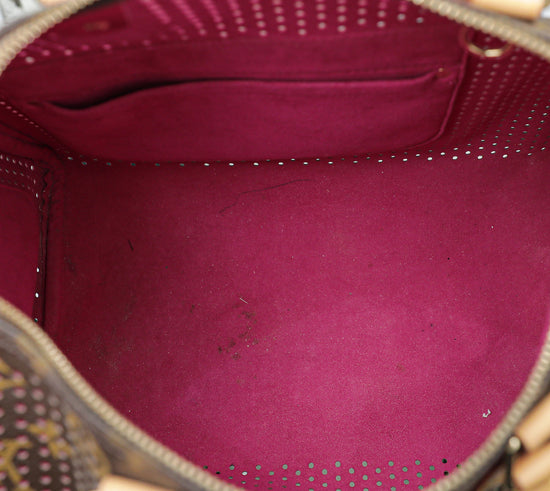 Louis Vuitton Limited Edition Fuchsia Perforated Speedy 30 Bag at 1stDibs   louis vuitton perforated speedy, louis vuitton perforated bag, lv perforated  bag