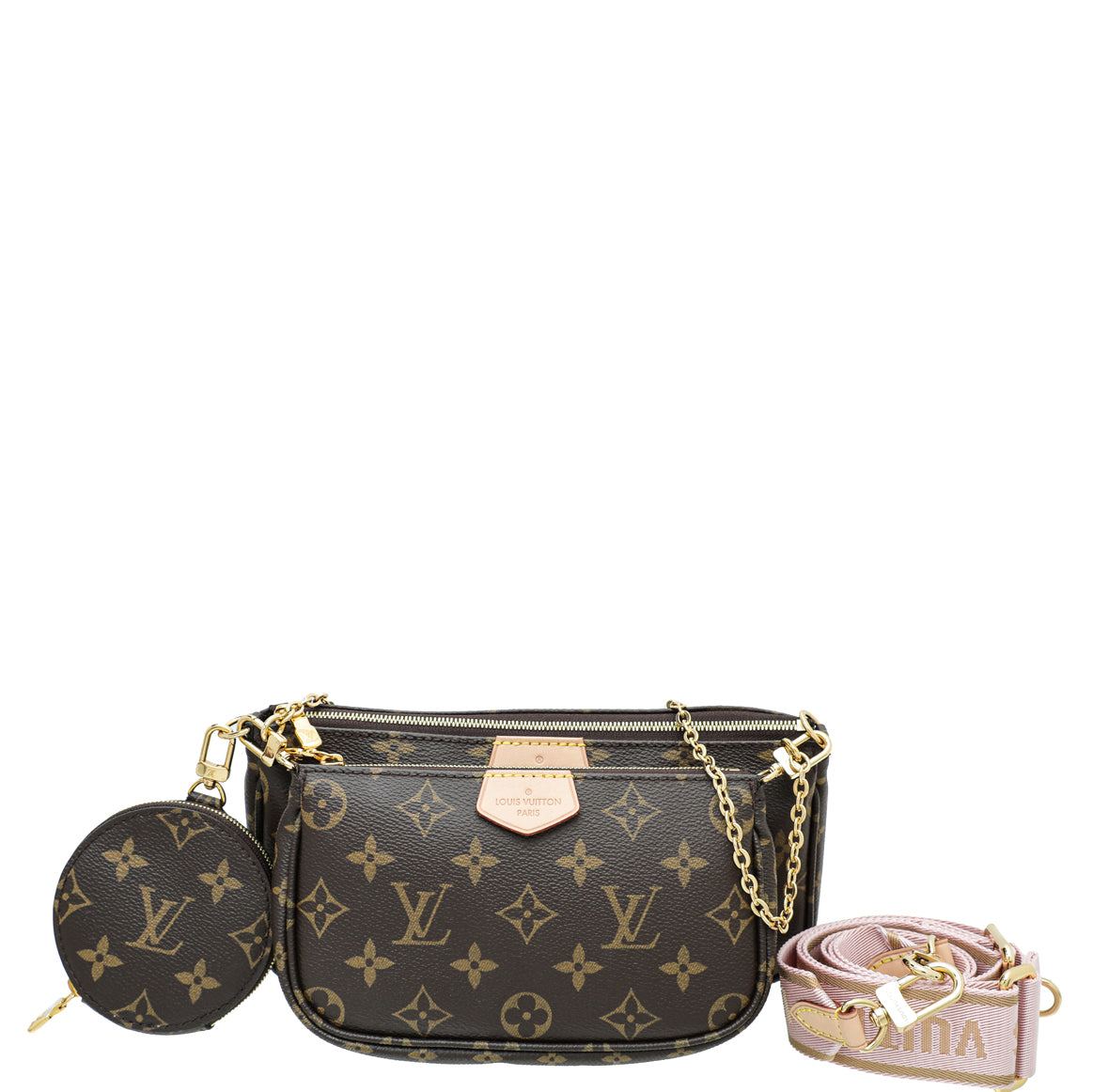 Louis Vuitton Brown Monogram Multi Pochette Accessoires-Louis Vuitton-THE CLOSET