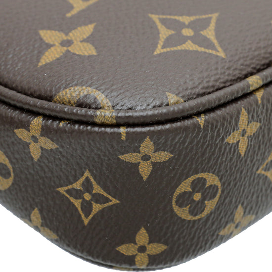 Louis Vuitton Moon Pochette Monogram Brown in Coated Canvas with
