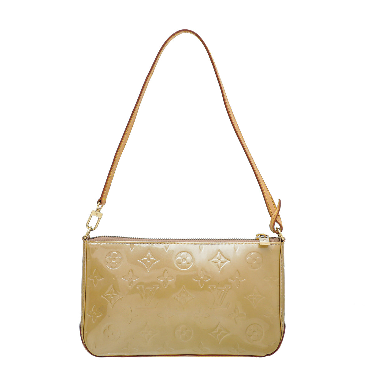 Louis Vuitton Noisette Monogram Vernis Mallory Square Bag-Louis Vuitton-THE CLOSET