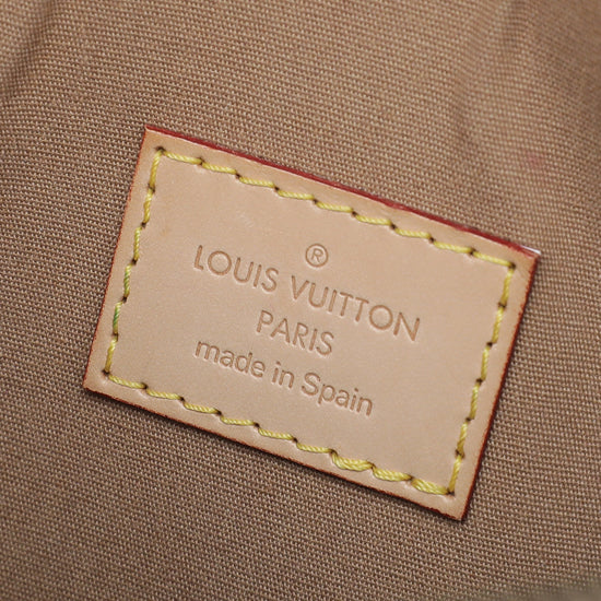 Louis Vuitton Noisette Monogram Vernis Mallory Square Bag